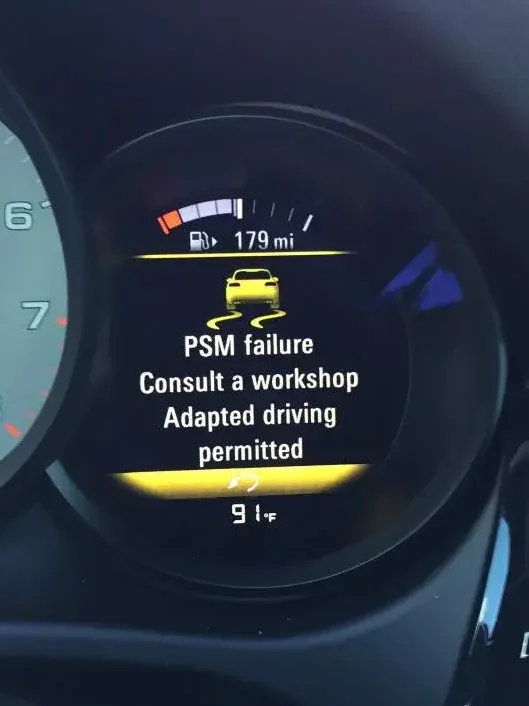 Porsche PSM failure | How to fix PSM failure?